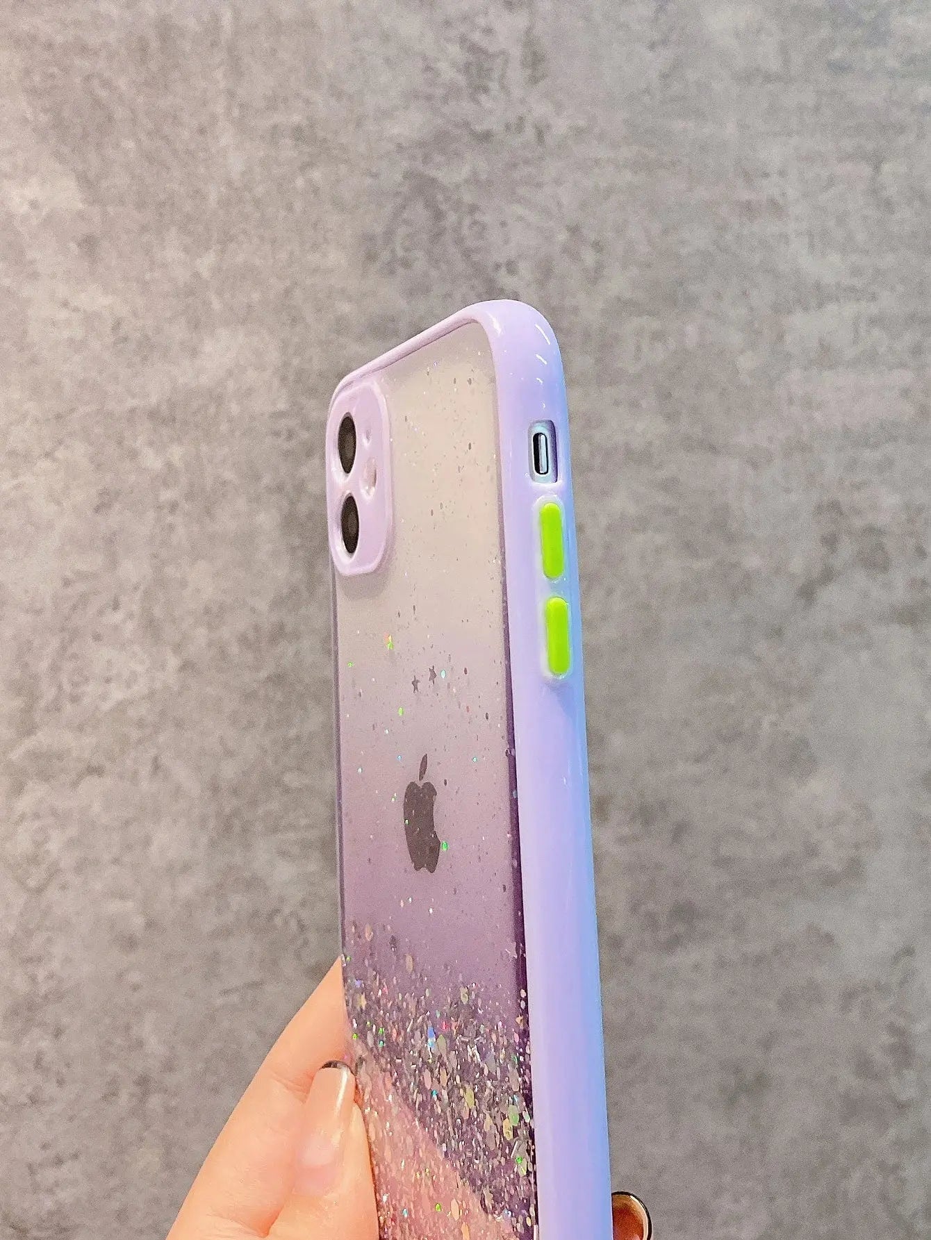 Sequin Decor Ombre Phone Case