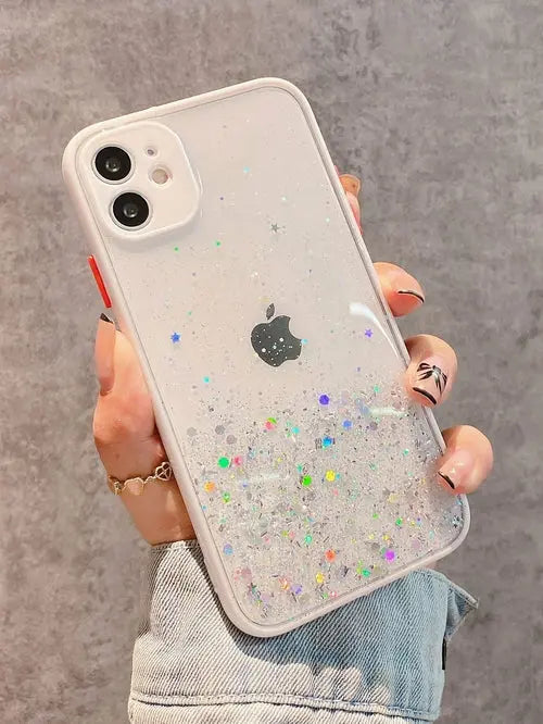 Sequin Decor Ombre Phone Case