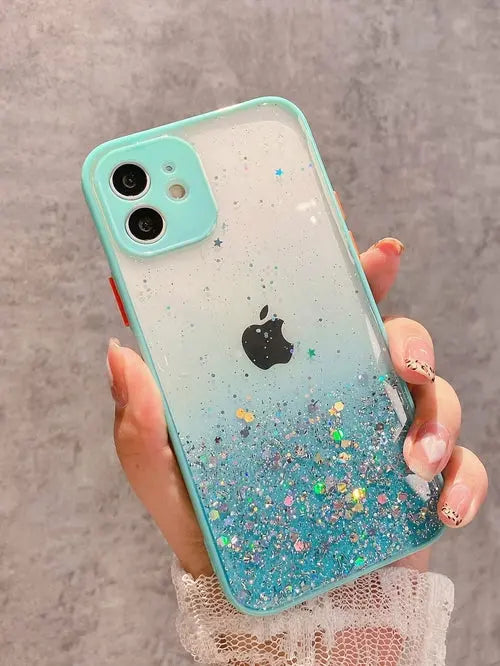 Sequin Decor Ombre Phone Case