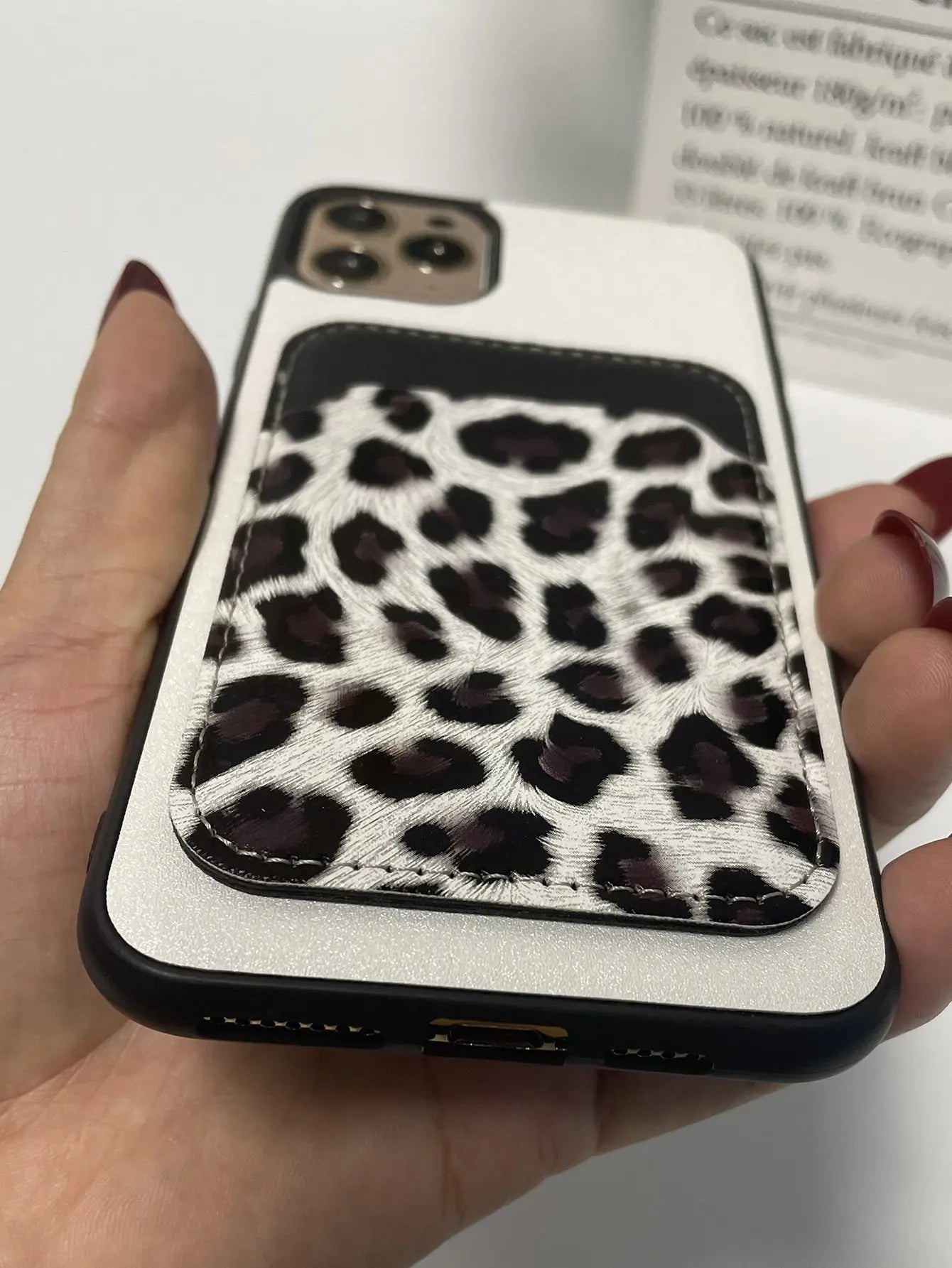 Leopard Card Slot Phone Case