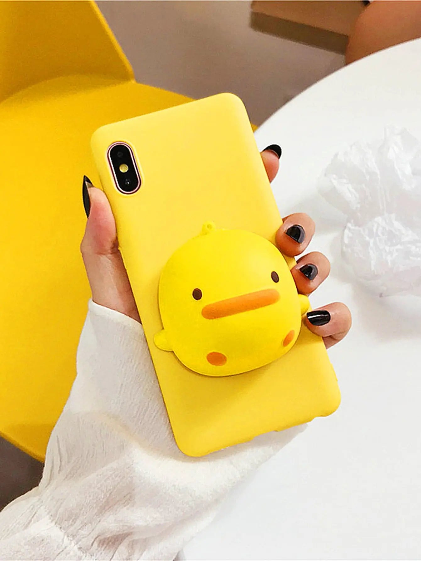 3D Chicken Decor Phone Case