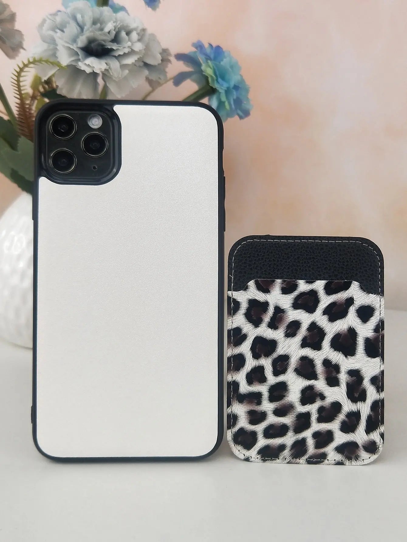 Leopard Card Slot Phone Case
