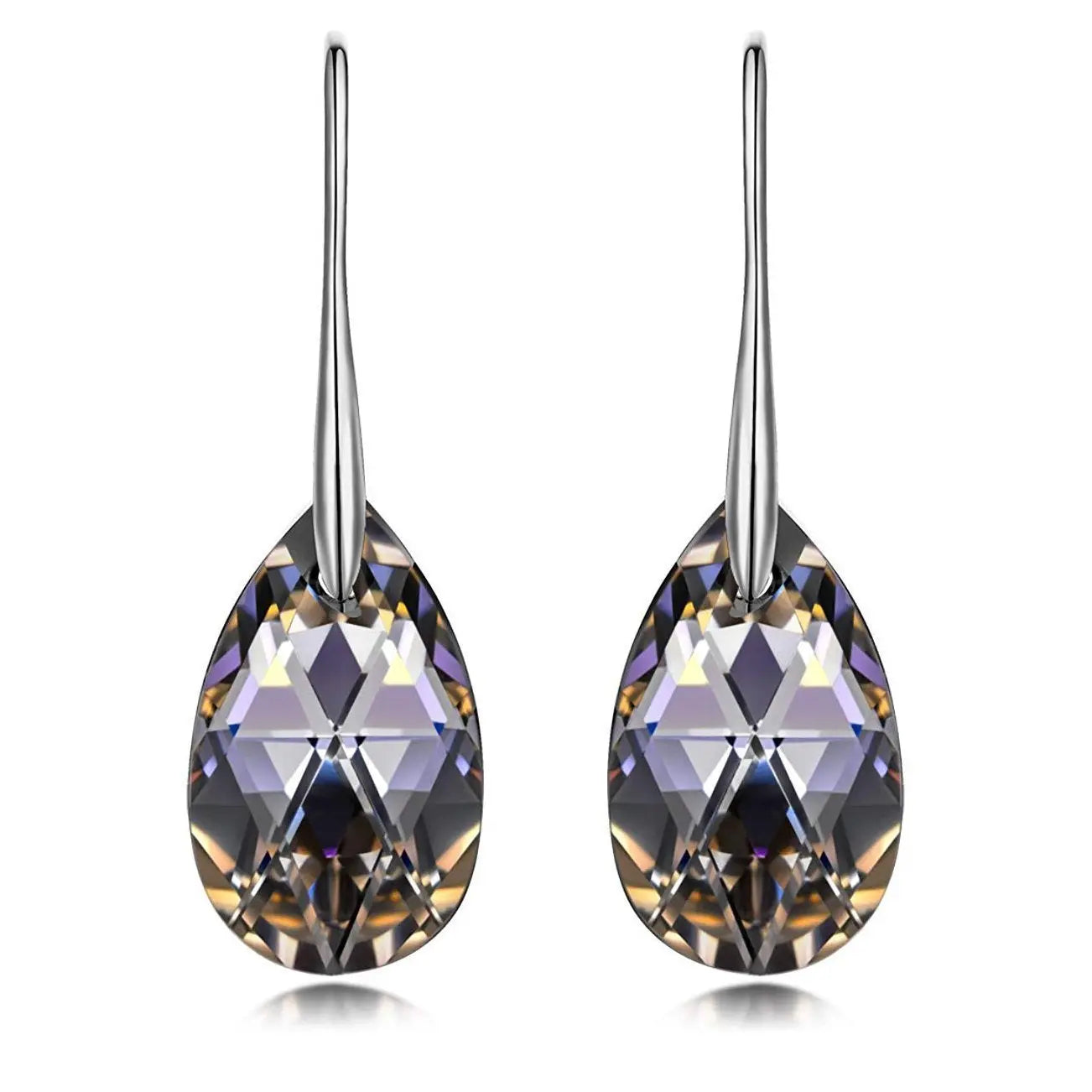 Iridescent Vivid Light Crystal Drop Earring