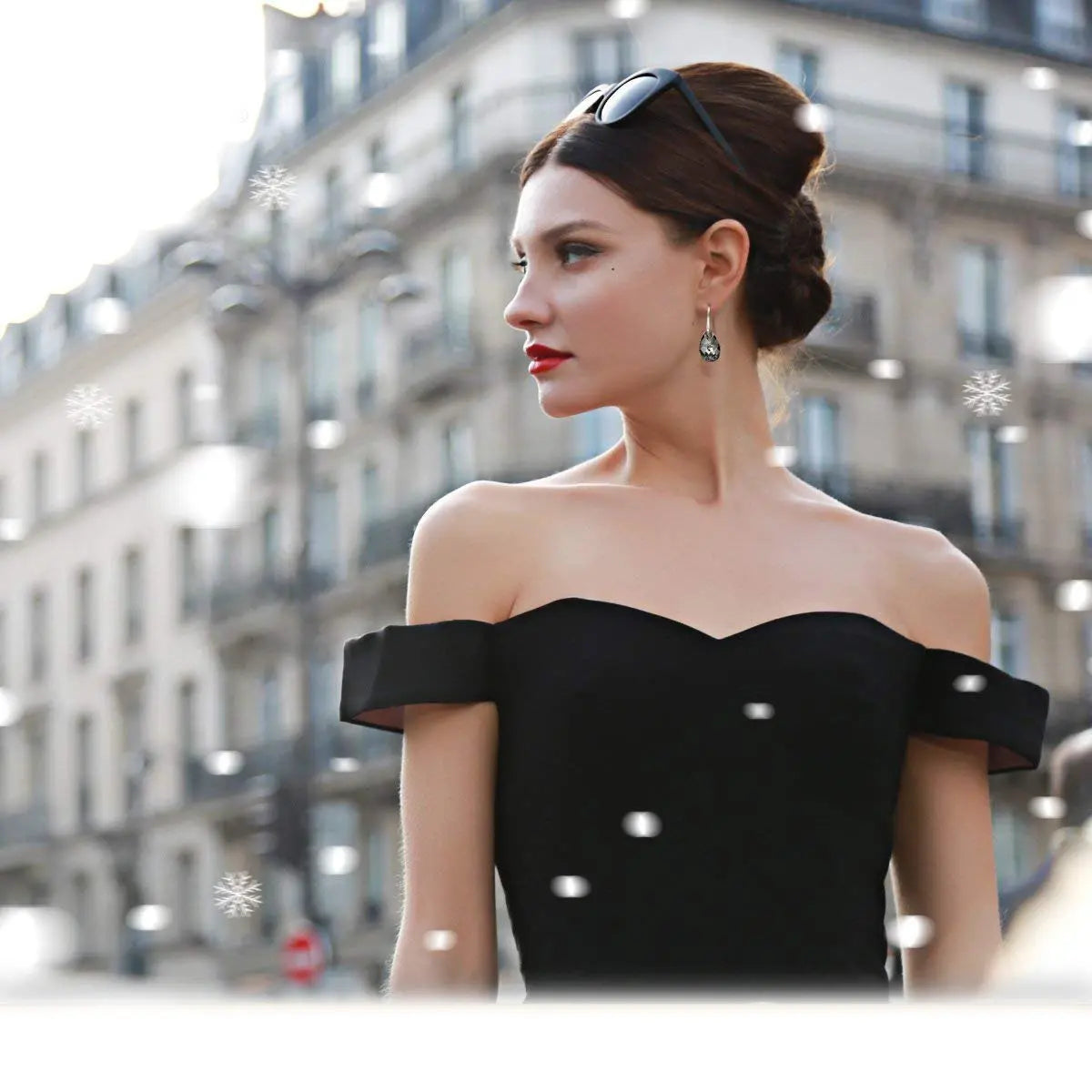 Iridescent Vivid Light Crystal Drop Earring
