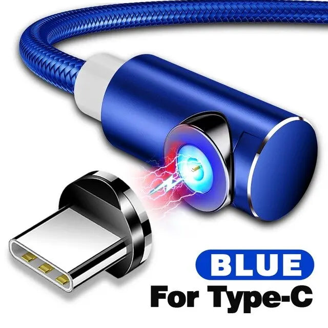 Magnetic smartphone charging cable iPhone Android Universal