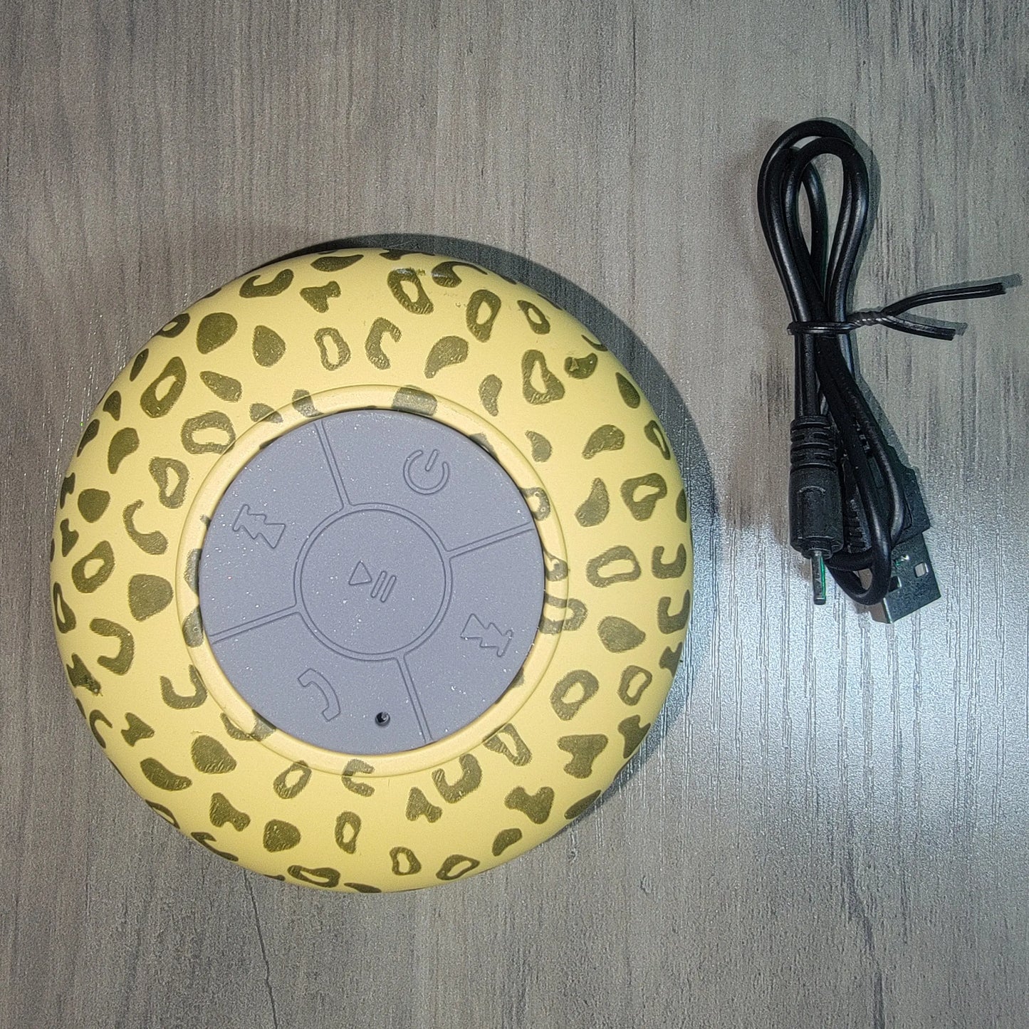 Aqua Sounds Bluetooth Speaker for the Shower Leopard Print