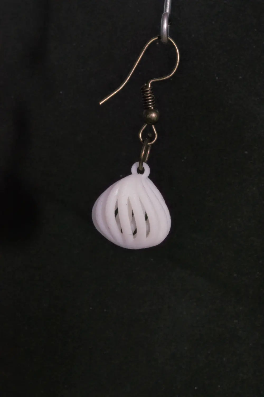 Spiraled berry earring