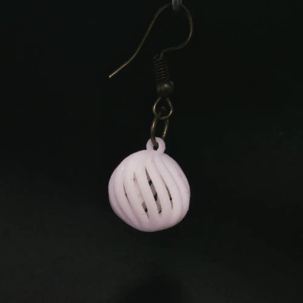 Spiraled berry earring